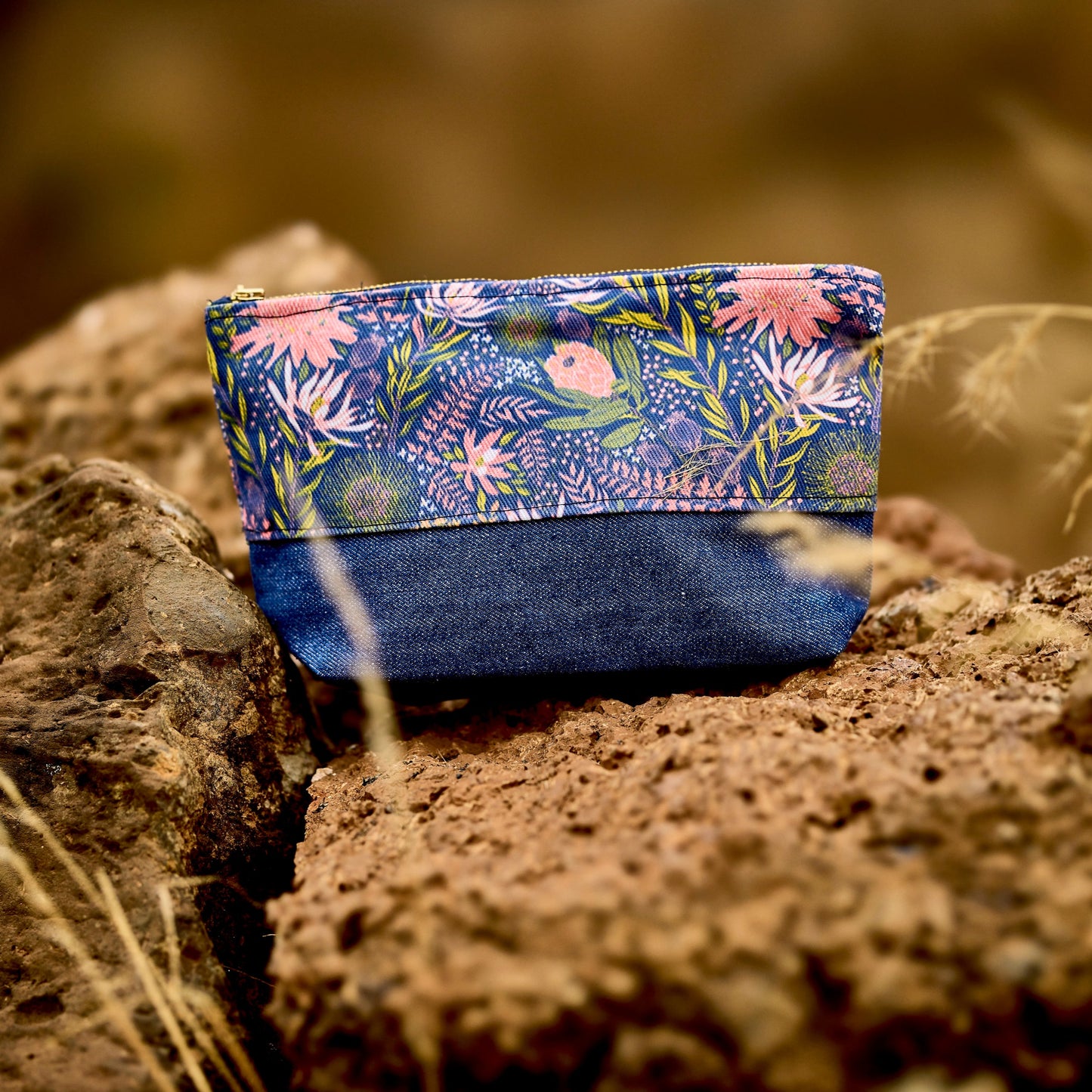 Floral Carry All Pouch