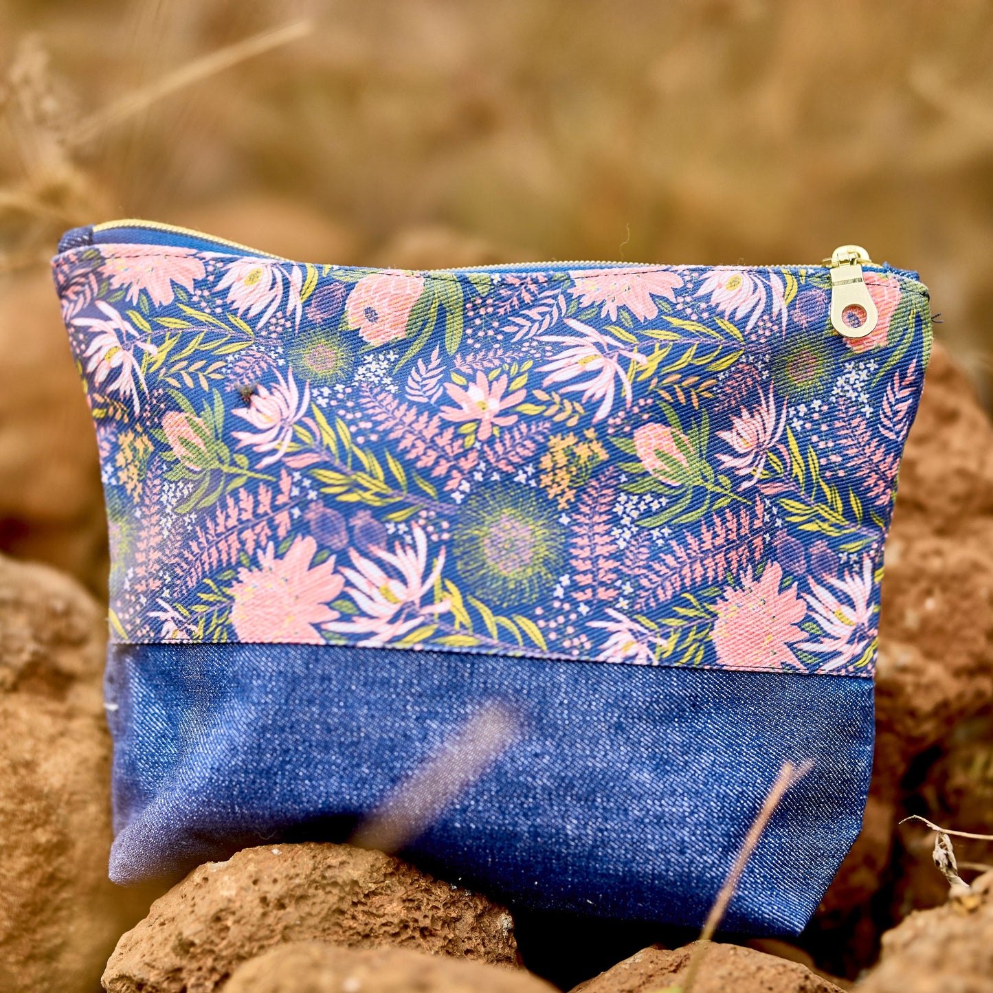 Floral Carry All Pouch