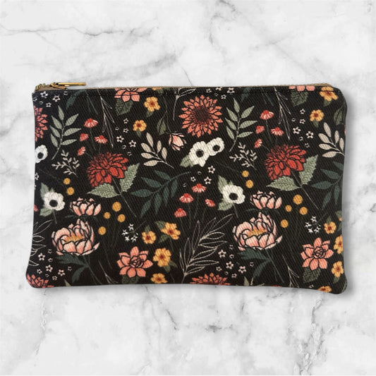 Moody Floral Mini Pouch